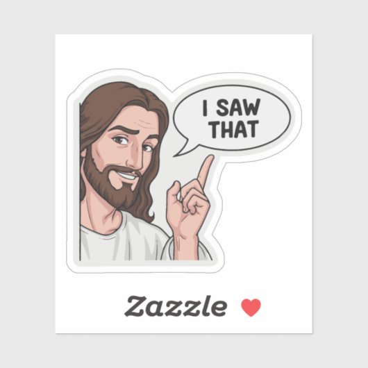  i saw that meme Sticker  Funny Meme Sticker シール (シート)