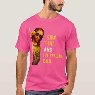 I Sawhat Imelling Dad Funny Religious Christian Je Tシャツ