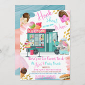 I-Scream誕生日招待状カード (正面/裏面)