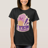 I Scream   Ice Cream Tシャツ (正面)