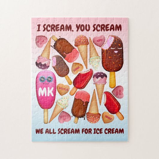 I Scream You Scream We All Scream for Ice Cream ジグソーパズル (縦)