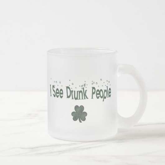 I See 飲 People - St. Patrick's Day Beer Mug フロストグラスマグカップ (右)