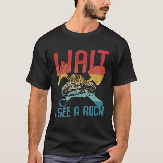 I See A Rock  Geology Geologist Rocks Collector Gr Tシャツ (正面)