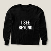 I SEE BEYOND — スピリチュアルな目覚めの第三の眼のエネルギー (デザイン正面)