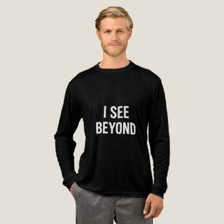 I SEE BEYOND — スピリチュアルな目覚めの第三の眼のエネルギー トライブレンドTシャツ