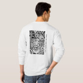 I See It Differently – Monochrome Hand-Drawn Art Tシャツ (裏面フル)