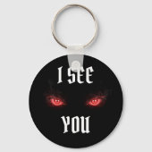 I See You – Dark Demon Eyes Gothic キーホルダー (裏面)
