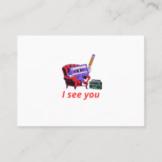 I See You Retro Cassette Lounge 名刺