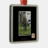 I sezの許可単独で私のbrudder メタルオーナメント (右)