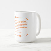 I Shall Pass This Way But Once コーヒーマグカップ (正面右)