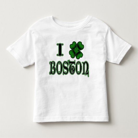 I Shamrock Boston Kids トドラーTシャツ (正面)
