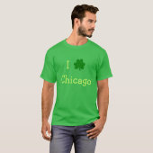 I Shamrock Chicago Green St. Patrick's Day Tシャツ (正面フル)