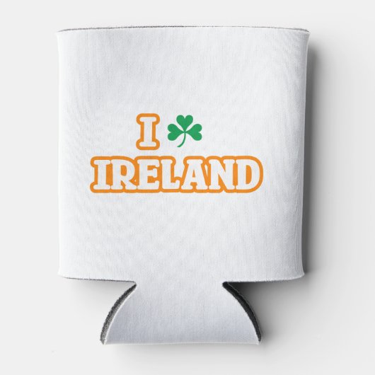 「I [SHAMROCK] IRELAND」クーラーボックス 缶クーラー (正面)