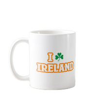 "I [SHAMROCK] IRELAND"マグカップ