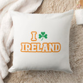 「I [SHAMROCK] IRELAND」装飾用クッション クッション (ブランケット)