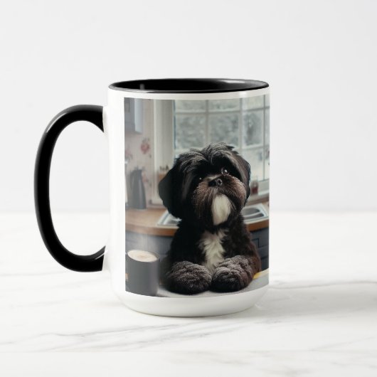 I Shih Tzu Not Christmas Coffee Mug Cup マグカップ (左)