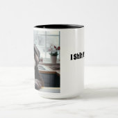 I Shih Tzu Not Christmas Coffee Mug Cup マグカップ (中央)