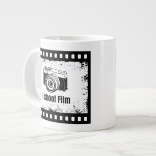 I Shoot Film - Film Camera ジャンボコーヒーマグカップ