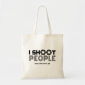 I shoot people funny photographer lover quote トートバッグ (正面)