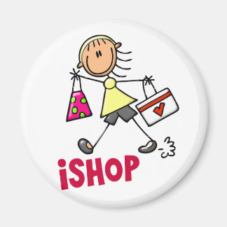 I SHOPスティックフィギュアTシャツ&ギフト マグネット