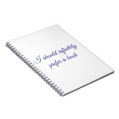 I should infinitely prefer a book ノートブック (右側)