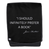 I Should Infinitely Prefer A Book I - Jane Austen バックパック (正面)