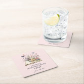 I Should Infinitely Prefer A Book II - Jane Austen スクエアペーパーコースター (インサイチュ)