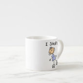 I Skate – ガールローラースケーター エスプレッソカップ (正面右)