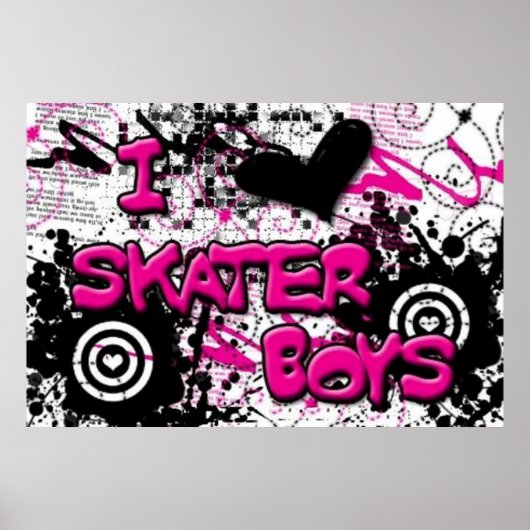 I Skater Love Boys Poster ポスター (正面)