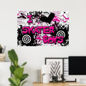 I Skater Love Boys Poster ポスター (ホームオフィス)