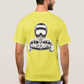 "I SLED" Sledders.comグレージップアップコート Tシャツ (裏面)