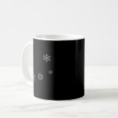 I Smell Snow Funny Holiday Under 20 Snowflakes コーヒーマグカップ (正面左)