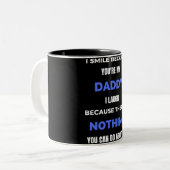 I Smile Because You're My Daddy ツートーンマグカップ (正面左)