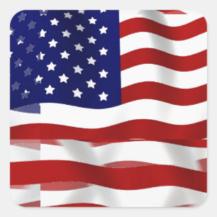 I So Love-USA_スクエアステッカー スクエアシール