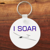 I SOARは飛行機を操縦する キーホルダー (正面)