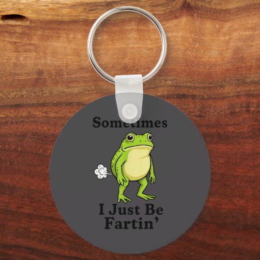 I Sometimes Just Frog Fartin Squad キーホルダー (正面)