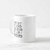 I Sought The Lord And He Heard And He Answered, Ch コーヒーマグカップ (正面左)