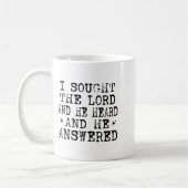 I Sought The Lord And He Heard And He Answered, Ch コーヒーマグカップ (左)