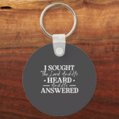 I Sought The Lord And He Heard And He Answered Fai キーホルダー (正面)