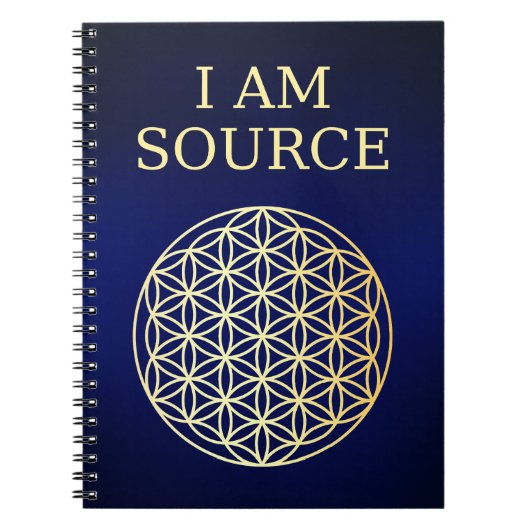 I Source Flower of Life Journal ノートブック (正面)