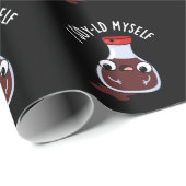 I Soy-Ld My おもしろい Soy Sauce Pun Dark BG ラッピングペーパー (ロールコーナー)