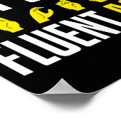 I Speak Fluent Asl Fun Deaf  ポスター (角)