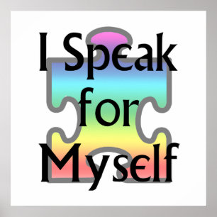 I Speak for Myself ポスター