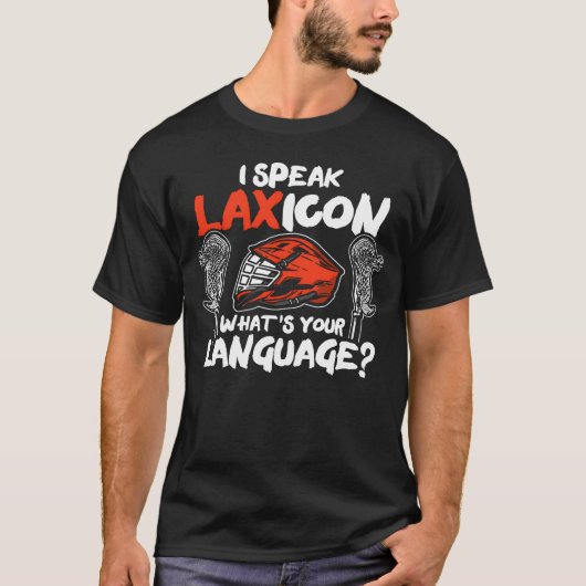 I Speak Laicon Whats Your Language Sports friend Tシャツ (正面)