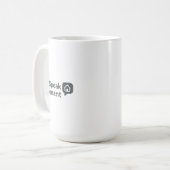 I Speak Tenant Premium コーヒーマグカップ (正面左)