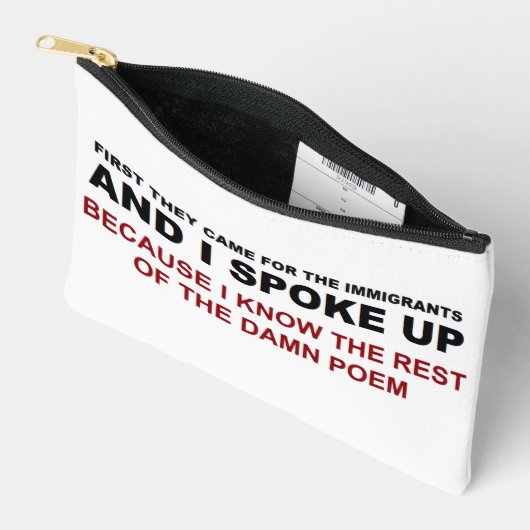 I Spoke Up アクセサリーポーチ (見開き)