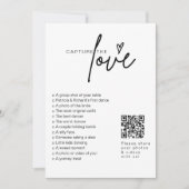 I Spyのゲー結婚ムキャプチャーのラブフォト狩りQR 招待状 (正面)