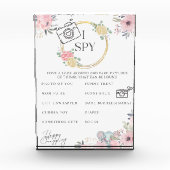 I Spy Baby Shower Game Photo Block フォトブロック (正面)