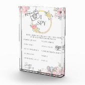 I Spy Baby Shower Game Photo Block フォトブロック (右)