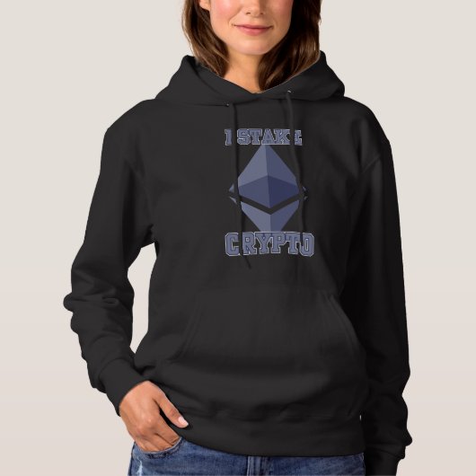 I Stake Crypto Ethereum Validator Legacy Hustle パーカ (正面)